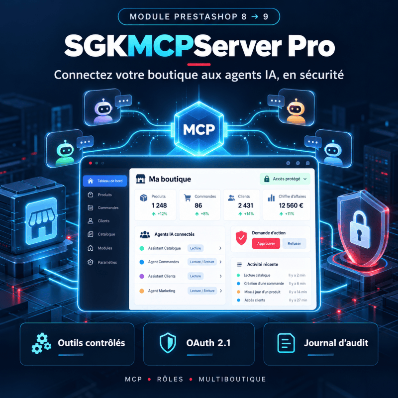 SGK MCP Server, module PrestaShop SwissGeek