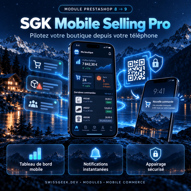 SGK Mobile Selling, module PrestaShop SwissGeek