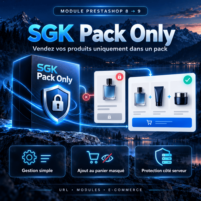 SGK Pack Only, module PrestaShop SwissGeek